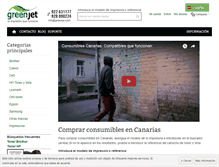 Tablet Screenshot of greenjet.com