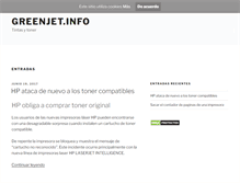 Tablet Screenshot of greenjet.info
